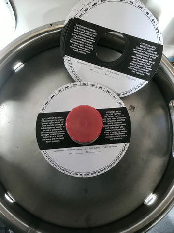 7" Keg Tag / Collar - GENERIC